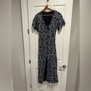 Rock&Roll cowgirl 90s inspired button front dress size medium